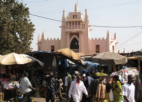 Marché rose de Bamako